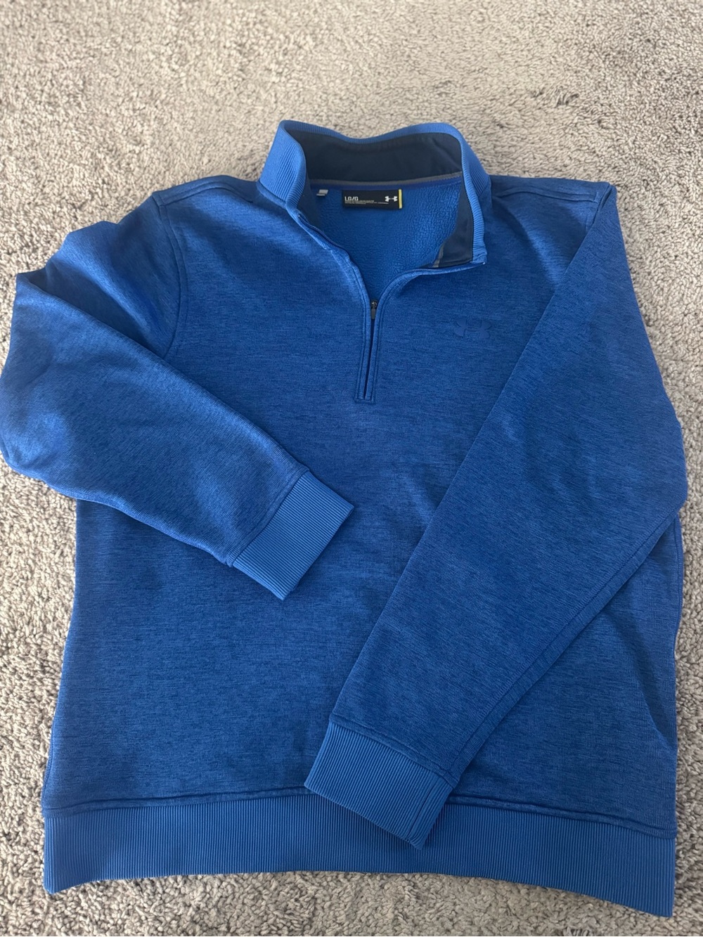 Under Armour Men's Royal Blue Storm Sweaterfleece Quarter-Zip Pullover